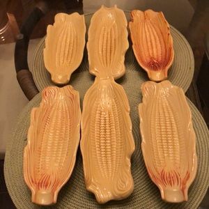 Vintage Ceramic Corn Cob Holders